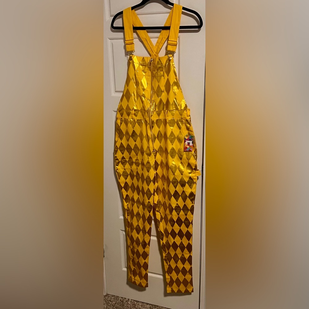 Harley Quinn gold jumpsuit
